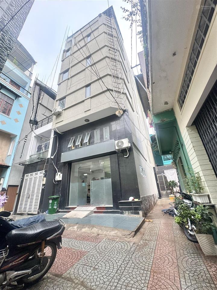 Giảm 3 tỷ  chdv 5 tầng (6 x 18m) (15 phòng) thu nhập 120tr/th  giáp q1  40m ra mặt tiền xvnt