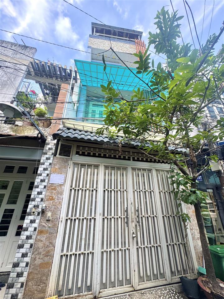 Giảm 1.3 tỷ  nhà 4 tầng (4.2 x 15) nở 6m (5pn) hẻm 4m (chỉ 105tr/m2)