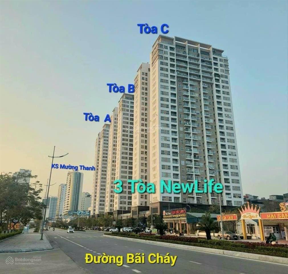 Giá 3 tỷ. căn hộ 3pn. chung cư newlife bãi cháy, tp hạ long. qn. dt 102 m2