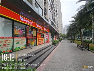 Shop 75m2 / sổ đỏ/ cho thuê 86tr/1 tháng  shop vinhomes ocean park 1 gia lâm  hà nội