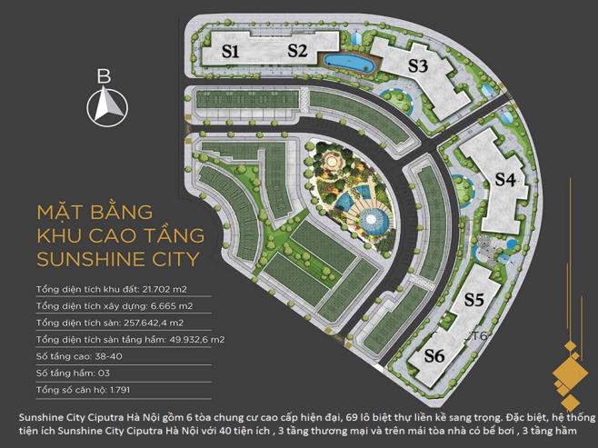 Bán bt sunshine city, đông ngạc, bắc từ liêm, hà nội, 58 tỷ, 213m2