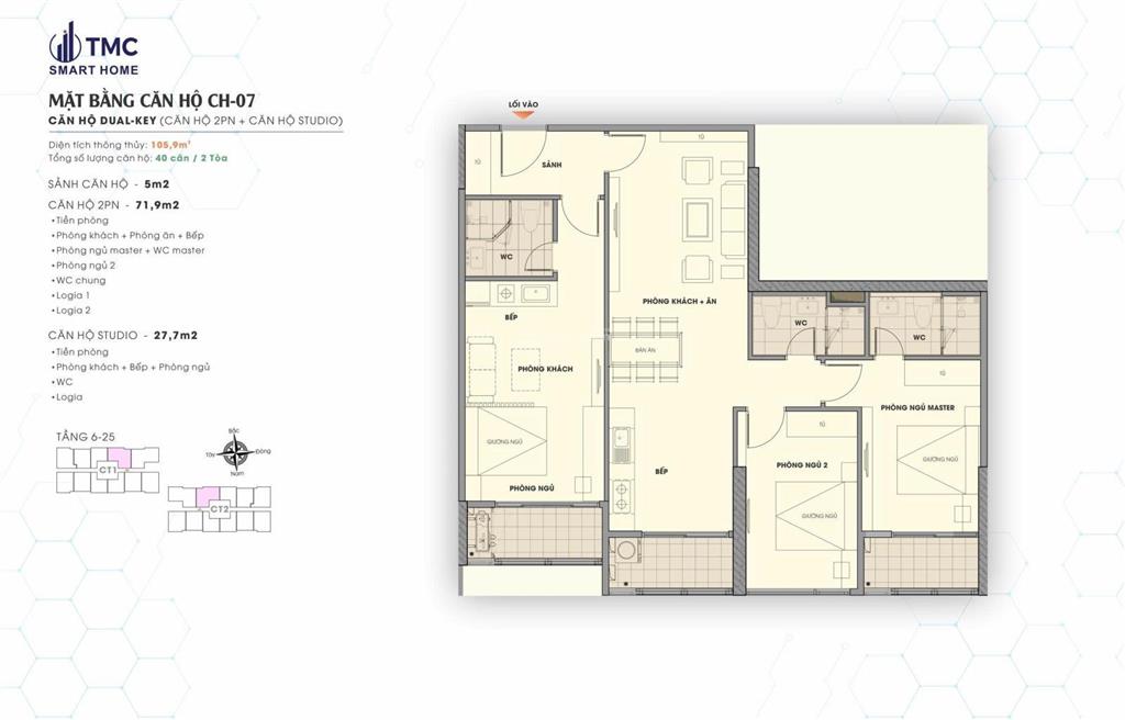 Nhượng lại suất ngoại giao được chiết khấu rẻ hơn giá cđt 5% được chọn căn. duy nhất 1 slot