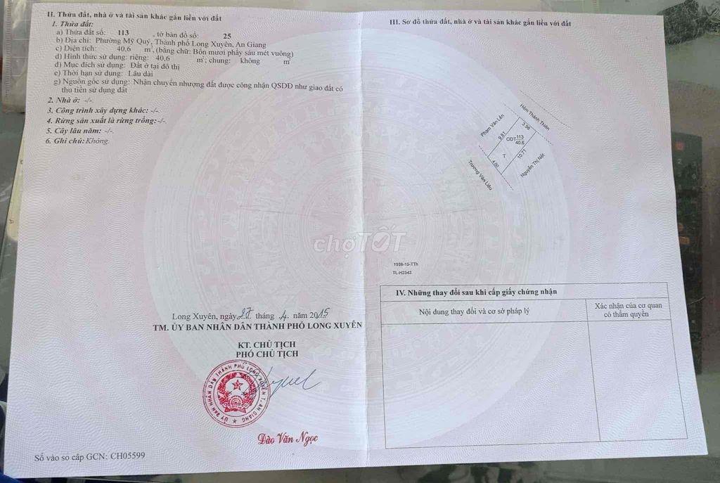 Bán nhà, chính chủ, có giấy tờ sổ đỏ