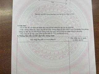 Đất nguyên khê  phúc thịnh (đa). tiện ích trong bán kính gần. gần ql3. tc nhỏ
