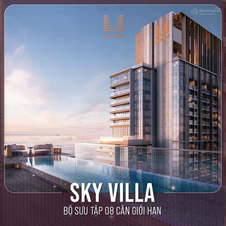 Sky villas  aria bay hạ long  căn hộ vip  tầm view 360, bể bơi riêng  sở hữu lâu dài  320m2
