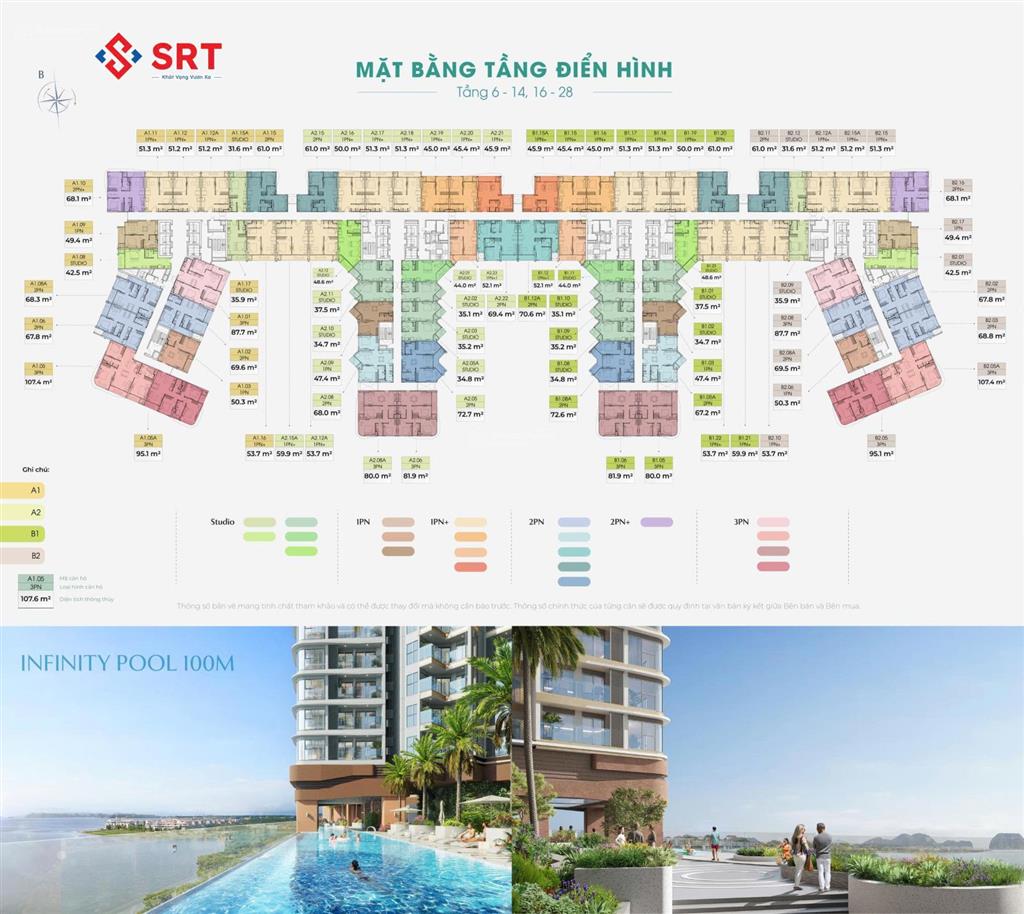 Căn a1.2005 ngoại giao 3pn vip, tại imperia hạ long, view paranorama toàn cảnh vịnh, 107m2, 7.7 tỷ