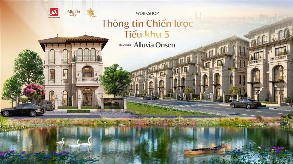 Độc quyền căn liền kề a1lk03 120m2, căn hot, gần hồ, gần chung cư tại alluvia city