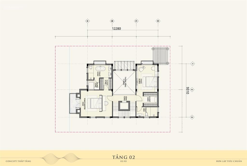 Căn đơn lập góc view sông giá 120tr/m2 tại alluvia city