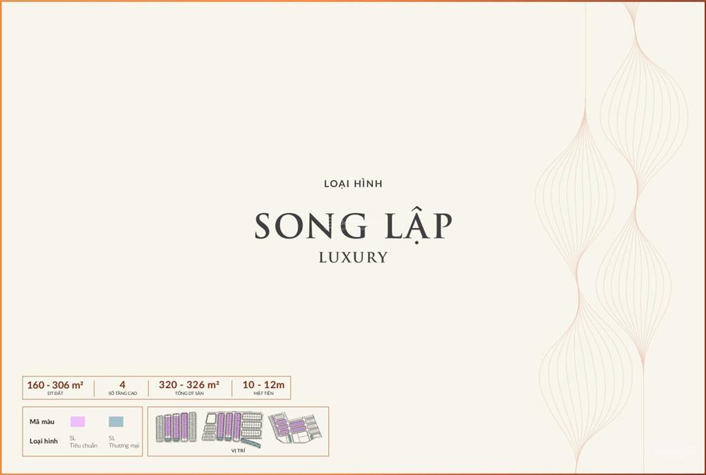 Độc quyền căn song lập xẻ khe hàng hiếm gần phố đi bộ,công viên,chung cư tại alluvia city. 136tr/m2