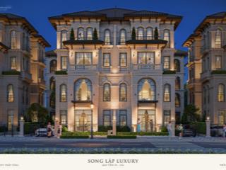 Độc quyền căn song lập xẻ khe hàng hiếm gần phố đi bộ,công viên,chung cư tại alluvia city. 136tr/m2