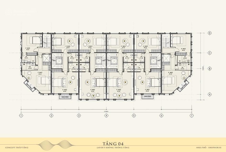 Độc quyền căn shophouse a2 140m2, gần chung cư, phố đi bộ, gần công viên, gần trung tâm thương mại
