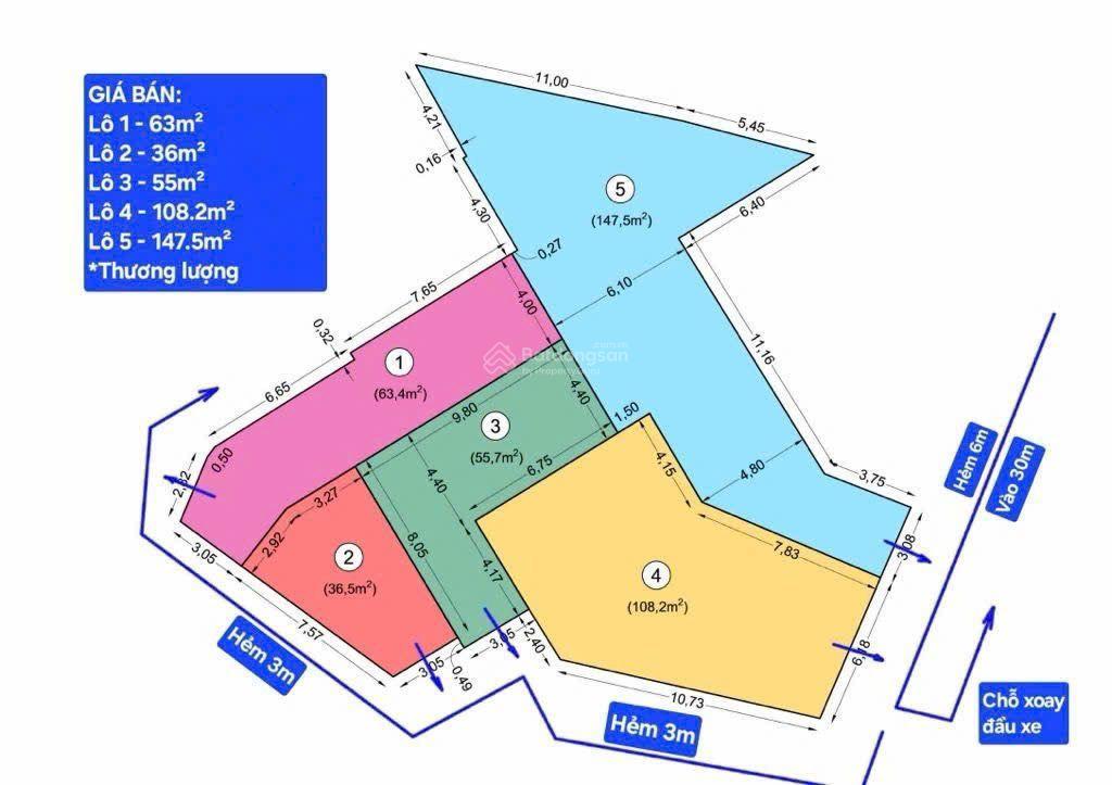 64m2 ngang 4x17 hẻm xe tải thông hoàng hoa thám phú nhuận p.5 nhỉnh 100tr/m2