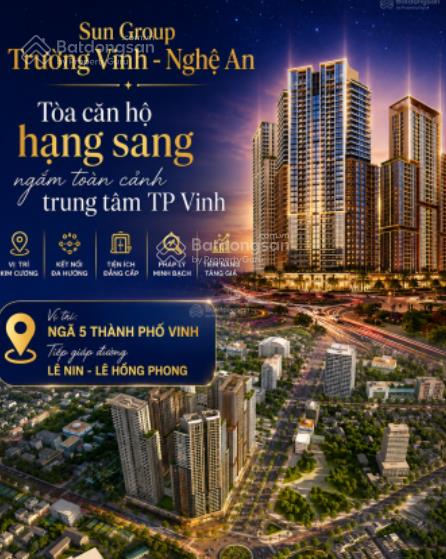 Căn hộ hạng sang đầu tiên của sun group tại nghệ an chính thức mở bán