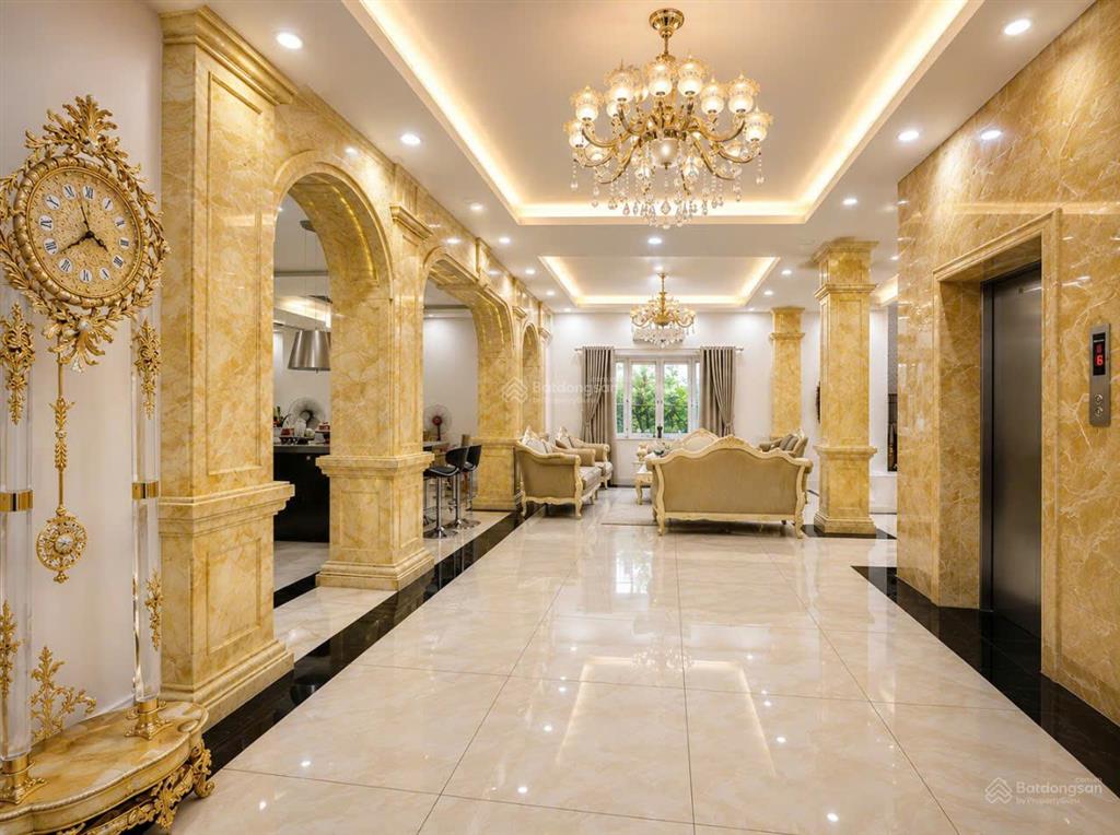 Biệt thự mặt phố khu sân bay  gần trường sơn  332m  4 tầng thang máy