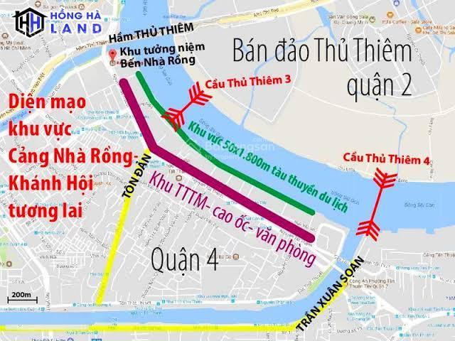 Mặt tiền ~100m² đất 4 tầng đúc btct
vị trí đẹp giáp bến cảng nhà rồng
tiềm năng khu tăng giá mạnh