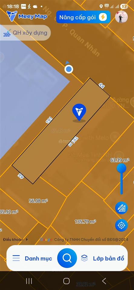 Ngon dã man, chỉ nhỉnh 300 triệu/m2, khu phân lô quan nhân, hoàng ngân, trước nhà 3 ô tô tránh