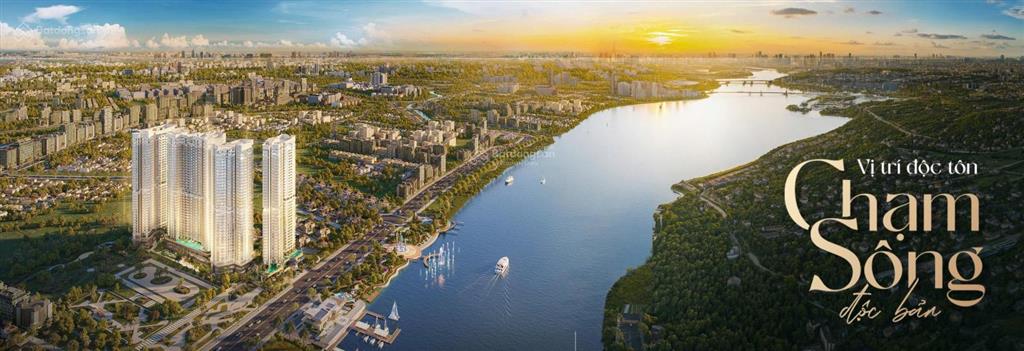 Căn hộ ven sông saigon ngay bến du thuyền đầu tiên tại hcm dự kiến từ 48tr/m2tt chỉ 10% ck đến 7%