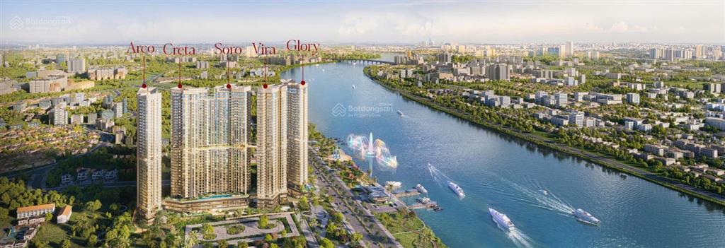 Căn hộ ven sông saigon ngay bến du thuyền đầu tiên tại hcm dự kiến từ 48tr/m2tt chỉ 10% ck đến 7%