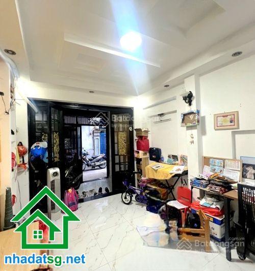 Chỉ 6,1 tỷ nhà trung tâm p.4 tân bình khu hiếm nhà bán  nở hậu 6m gần mặt tiền 3 pn 2 wc