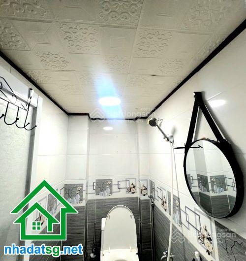 Chỉ 6,1 tỷ nhà trung tâm p.4 tân bình khu hiếm nhà bán  nở hậu 6m gần mặt tiền 3 pn 2 wc