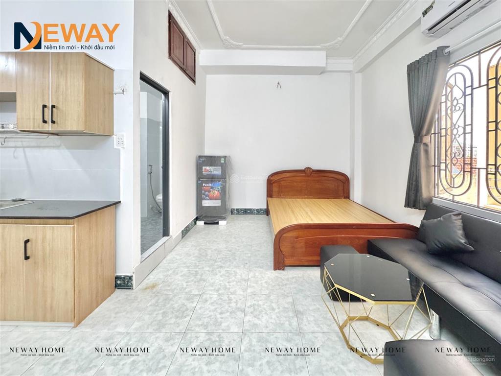 Studio đẹp, thoáng có cửa sổ full nội thất k300 bảy hiền