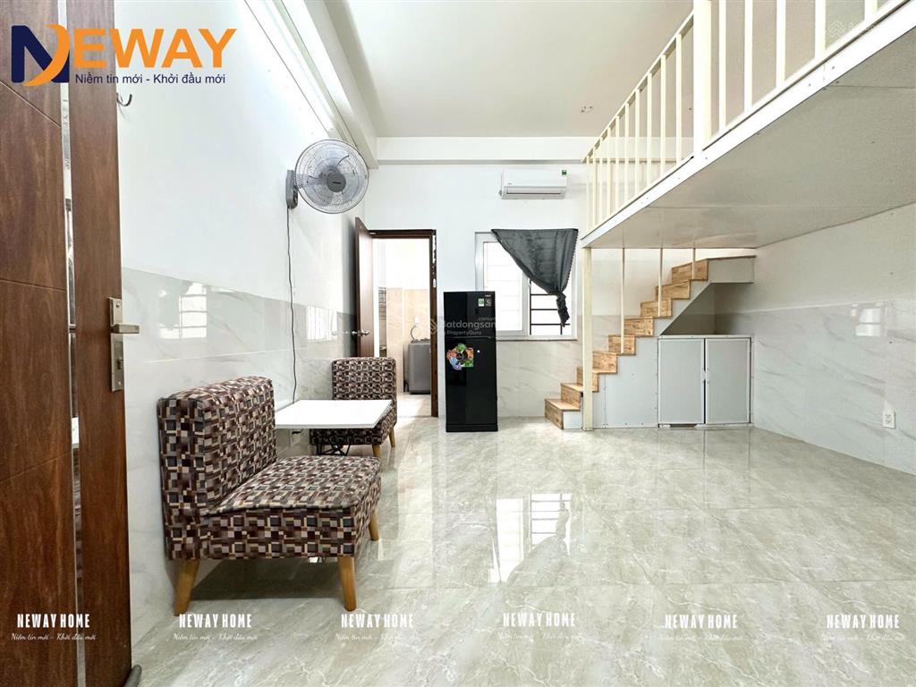 Căn hộ duplex full nội thất  ngay etown hoàng hoa thám  ở 3  4 bạn thoải mái