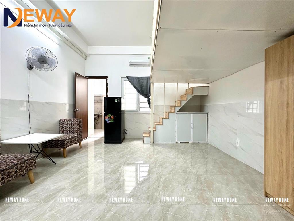 Căn hộ duplex full nội thất  ngay etown hoàng hoa thám  ở 3  4 bạn thoải mái