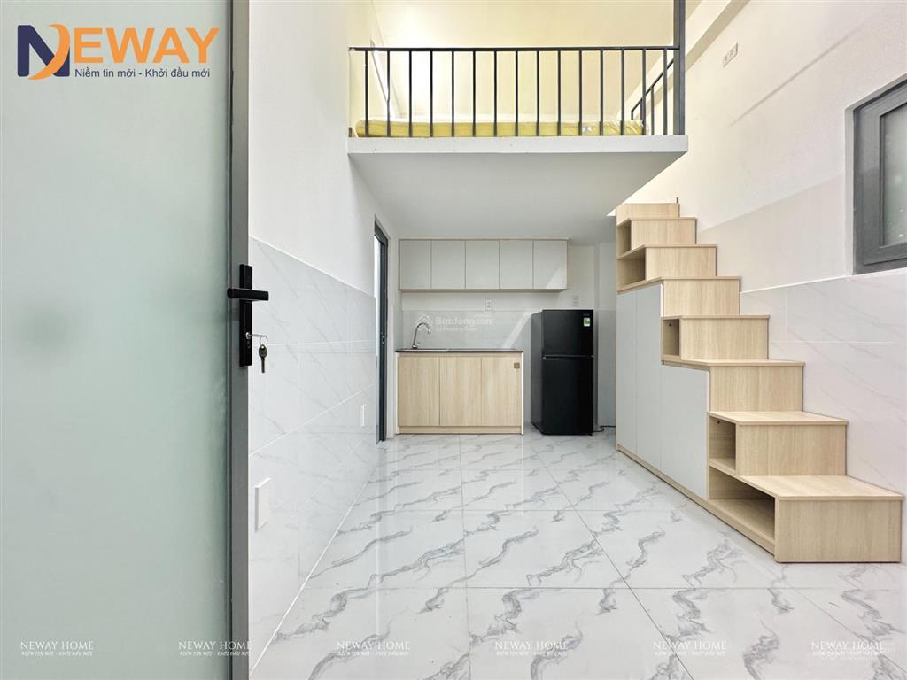 Căn hộ duplex cửa sổ thoáng  full nội thất  ngay gần luỹ bán bích  đh văn hiến  đh hồng bàng