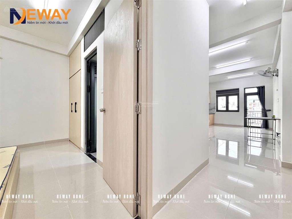 Căn hộ 2 phòng ngủ  2 nhà vệ sinh  mới xây 100%  full nội thất  ngay gần ngã tư 4 xã  hoà bình