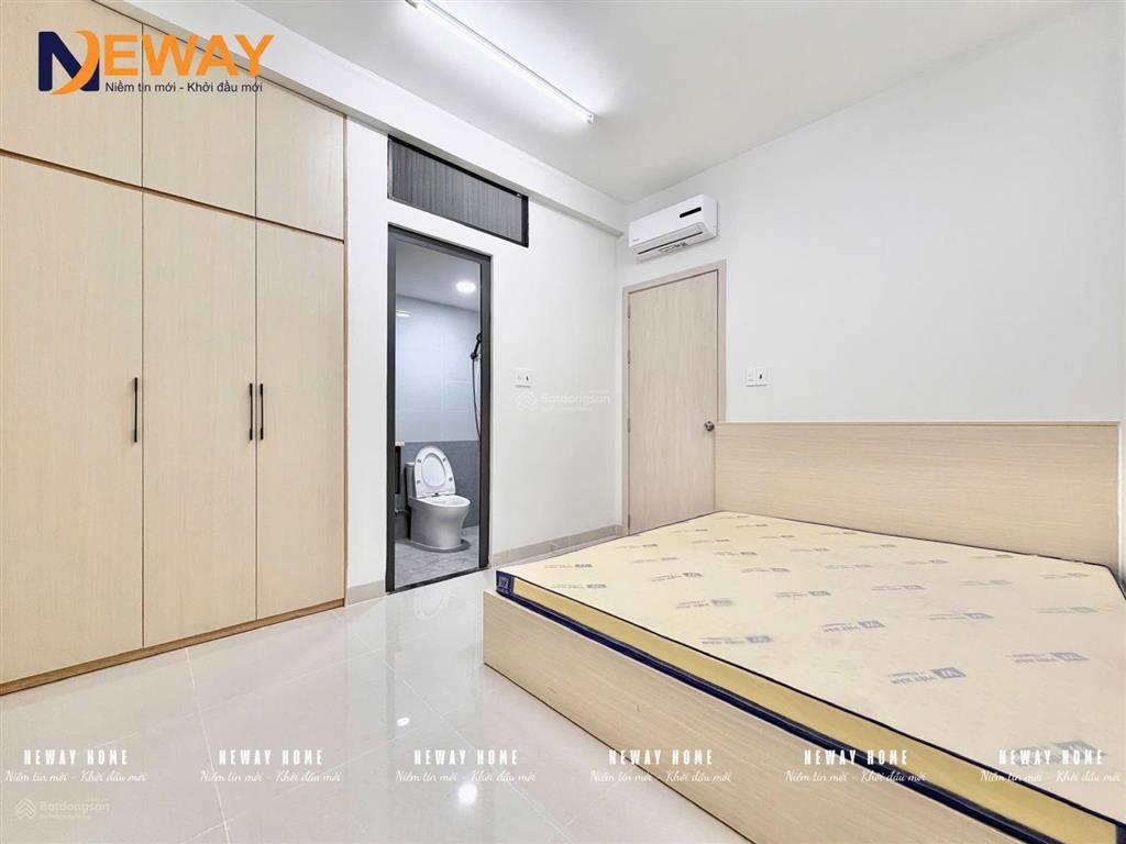 Căn hộ 2 phòng ngủ  2 nhà vệ sinh  mới xây 100%  full nội thất  ngay gần ngã tư 4 xã  hoà bình