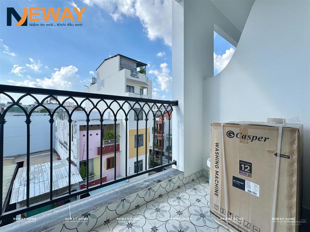 Căn hộ duplex bancol mới xây  full nội thất, máy giặt riêng  ngay vườn lài  luỹ bán bích