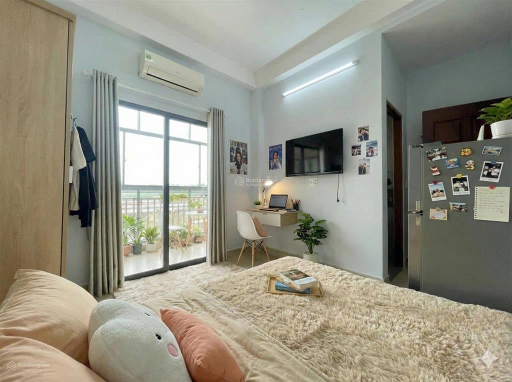 [q2] cho thuê studio ban công full nội thất view land mark gần sala, thảo điền