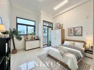Studio ban công full nội thất cực chill | ngay ngã 5 chuồng chó, tiện đi sân bay, city land