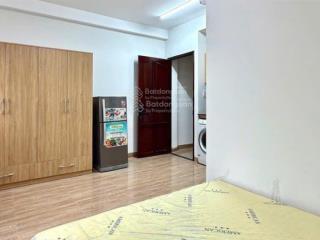 Studio ban công gần vlu, emart, phạm văn đồng | full nt giặt riêng