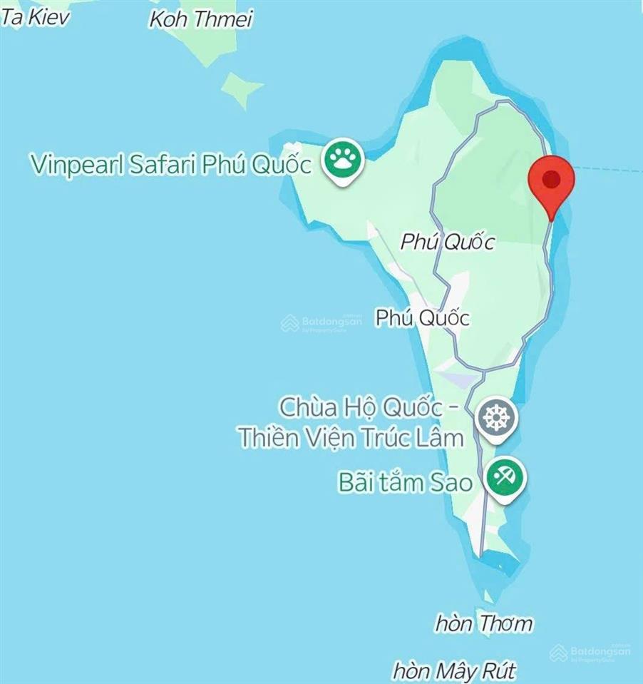 Bán đất mặt biển phú quốc diện tích lớn ~23.124m2, vị trí đẹp siêu hiếm  đang cho thuê resort