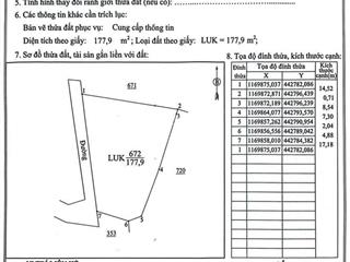 Bán lô đất 7444,2m 1 sẹt quốc lộ 56 xã đá bạc, châu đức