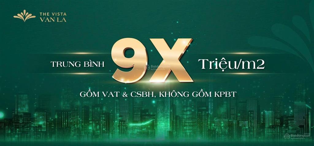 Hà đông chỉ với 900 triệu sở hữu căn hộ đẹp vista văn la  mặt đường quang trung