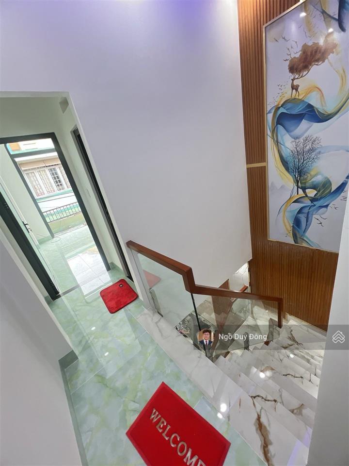 Bán nhà mới full nội thất  hẻm thẳng 1 trục ra mặt tiền, gần lương văn can ~ 50m2 nhỉnh 4 tỷ