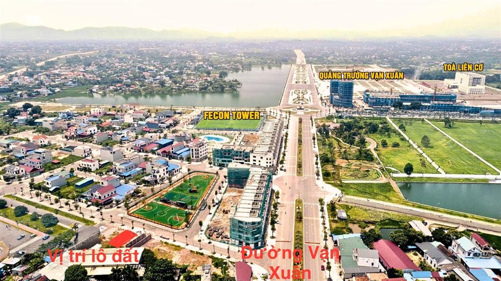 Đất trung tâm quảng trường vạn xuân chưa bao giờ rẻ đến thế chỉ từ 26tr/1m2