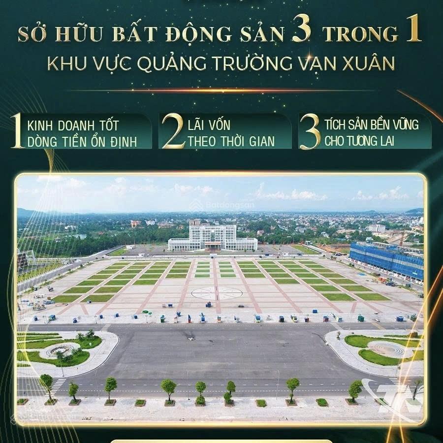 Đất trung tâm quảng trường vạn xuân chưa bao giờ rẻ đến thế chỉ từ 26tr/1m2