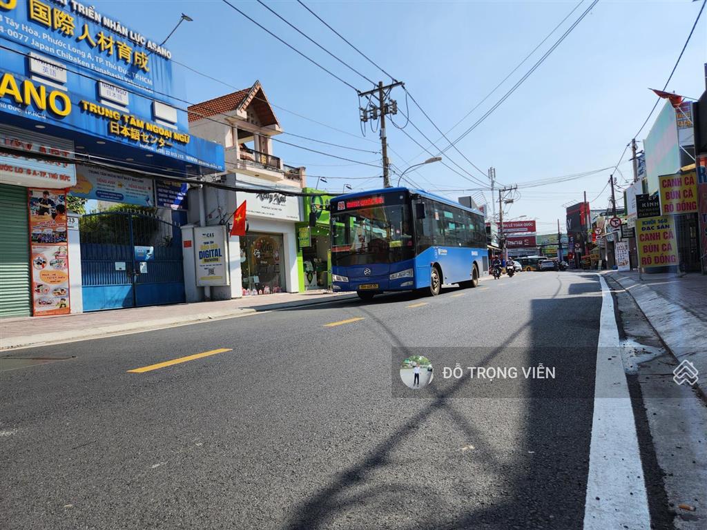 Thu nhập 55tr/tháng  mặt tiền kd đường tây hòa phước long a, sát ga metro  global city