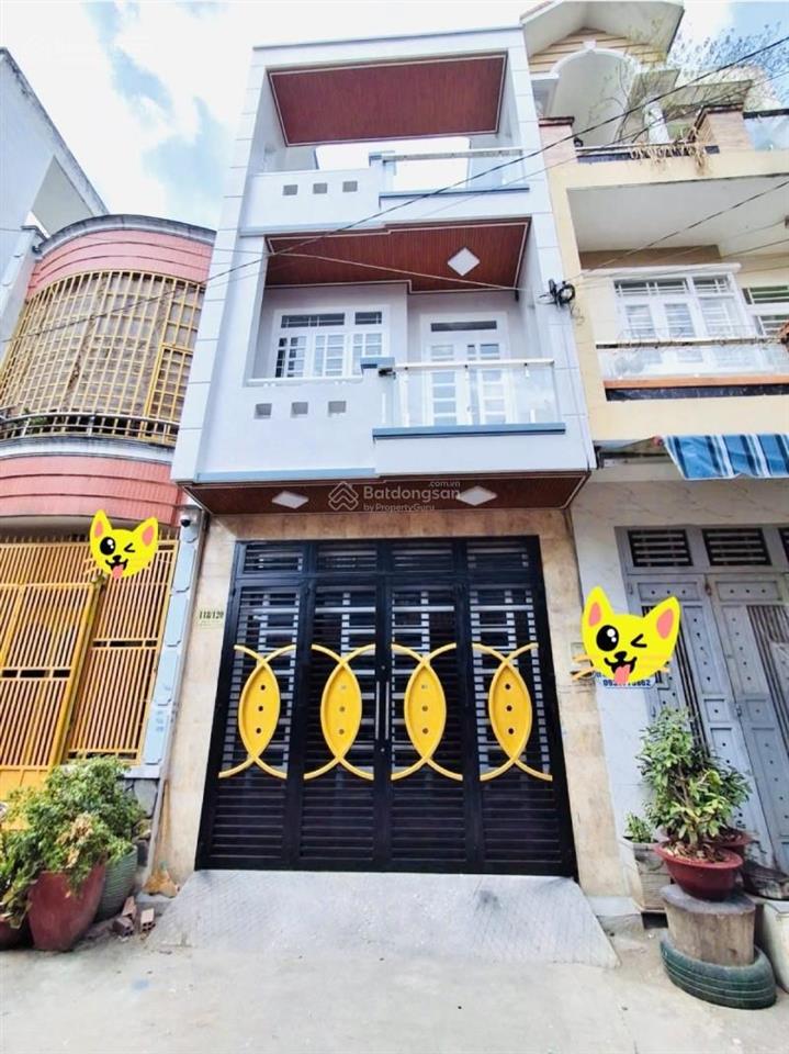 Nhà đẹp 4m đường số 8, bình hưng hòa b hẻm 6m thông 3 tầng btct, chỉ 5.45 tỷ