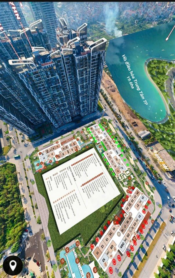 Bán căn hộ cao cấp views hồ điều hòa 2pn + dự án masteri lakeside