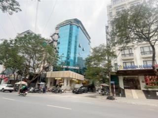 Bán toà mặt phố tt cầu giấy  131m2. 8 tầng  mt 10m  lô góc  vỉa hè rộng  vua kd  chủ mót bán