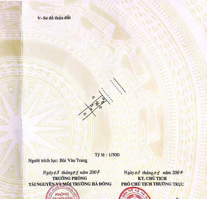 Bán 35m2 đất văn quán phân lô vỉa hè ô tô tránh k lỗi lầm xung quanh vô vàn tiện ích