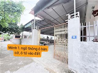 Cần bán 2 mảnh đất mỹ đức 80m2  mt 5.1m, đường thông, ô tô vào, cách vđ 5 vài trăm m, sát nvh thôn