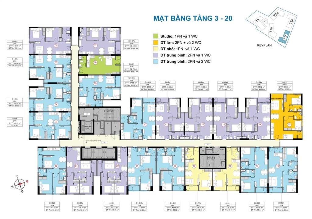 27tr/1m2 sở hữu căn hộ destino 2pn + 2wc diện tích 51m2 tháng 12/2026 nhận nhà, mặt tiền quốc lộ 1a