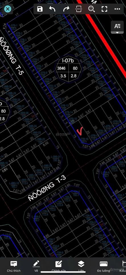 Bán lô góc đẹp 160m2 đường t5 kđt an bình tân ( sổ hồng riêng) giá chỉ 13 tỷ