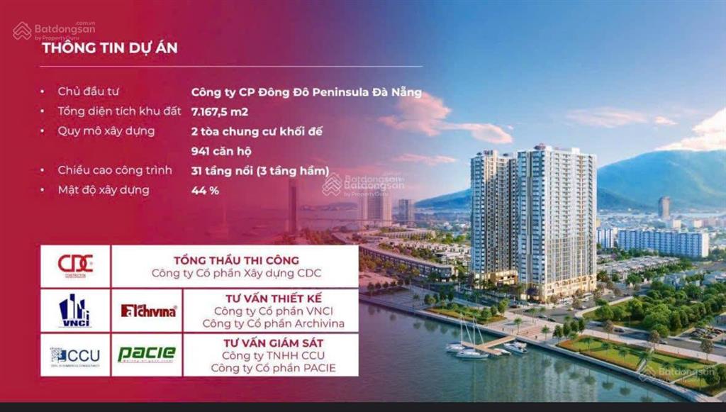 Căn 2pn  tầng cao  view sông hàn, pháo hoa  giá 4,350 tỷ/ căn