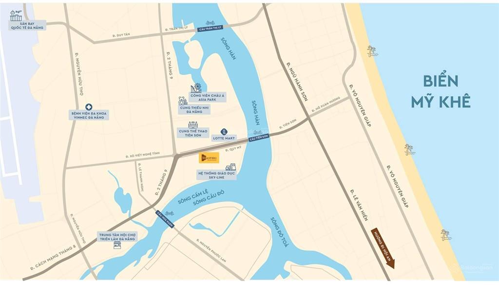 Một trong số ít! căn 2pn  tầng cao  layout đẹp  view sông hàn pháo hoa  chênh đúng 300 triệu